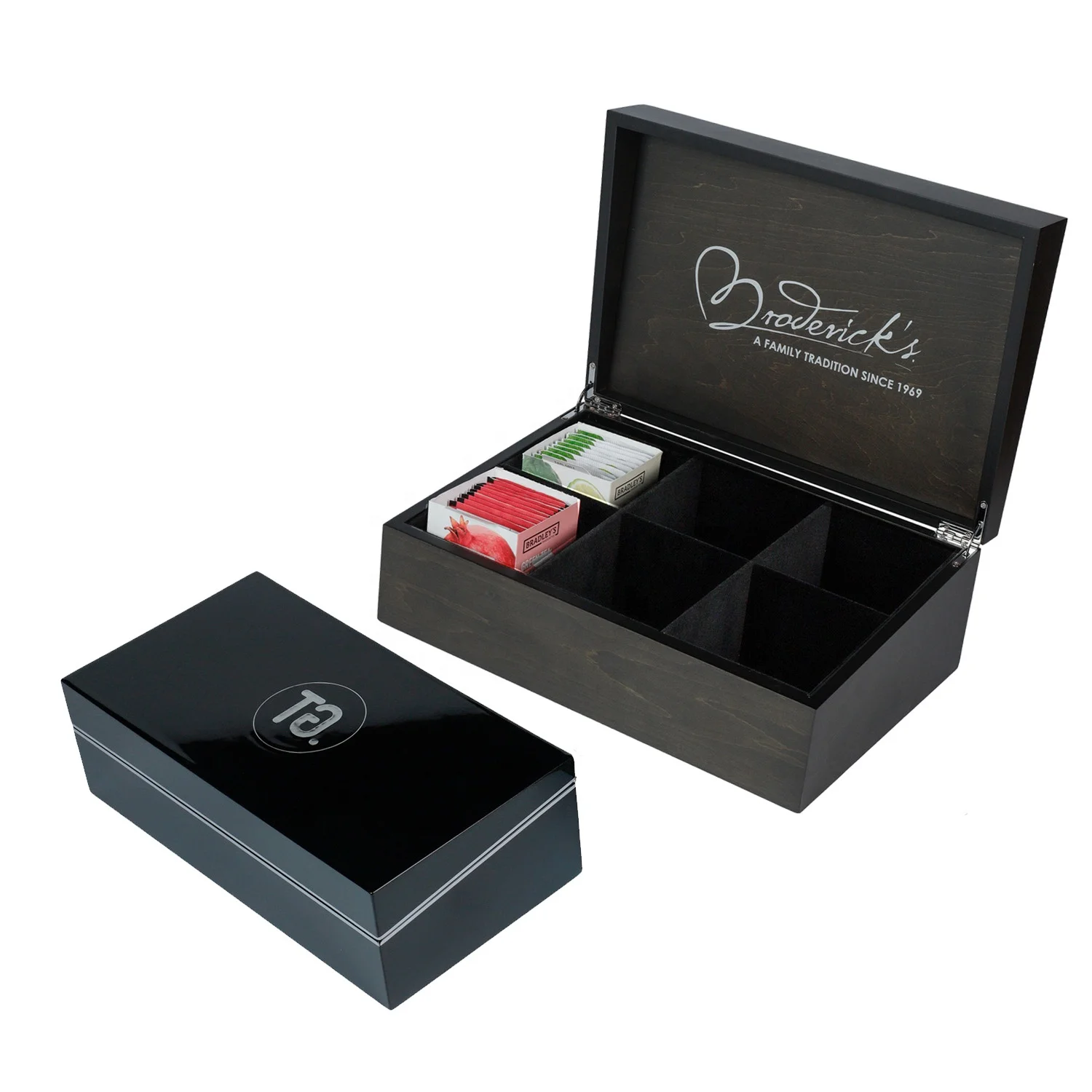 Luxury High Quality Low Price Good Price Tea Creative Gift Storage Box Wood Wooden Tea Cases