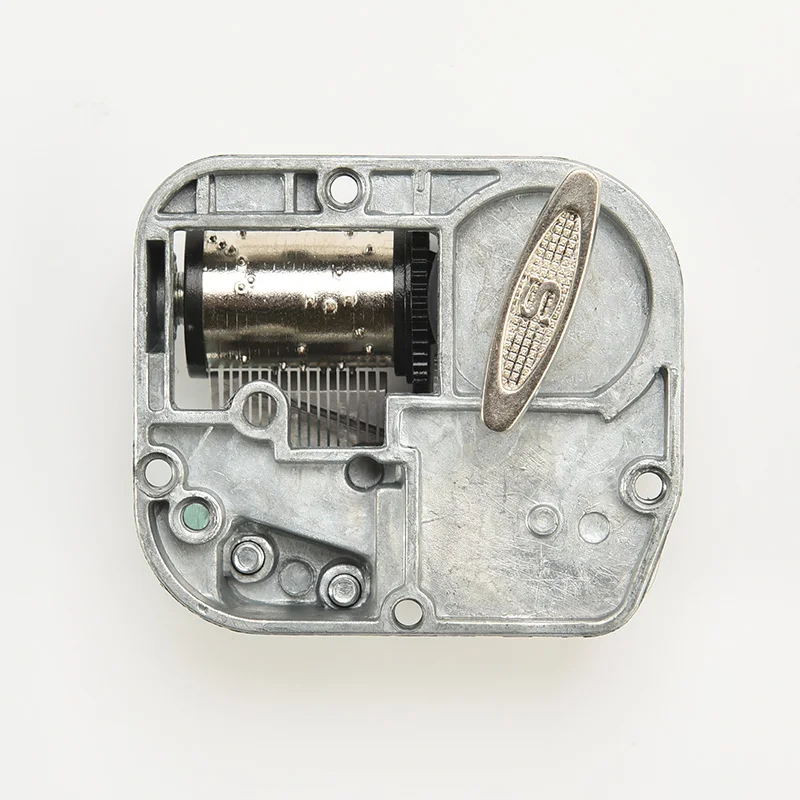 18 note musical movement  for music box with extended winding shaft on the top music box  mechanism