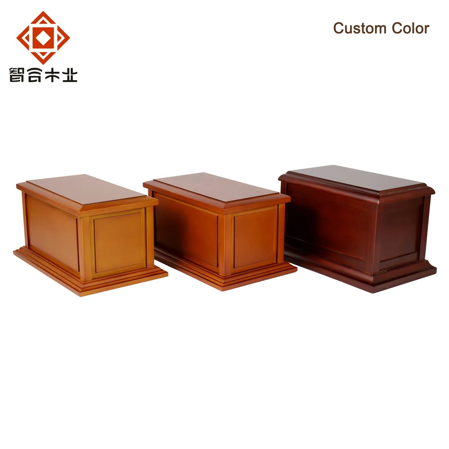 Novelty Designed caskets and coffins funeral supplies wholesale decorative cremation urns box