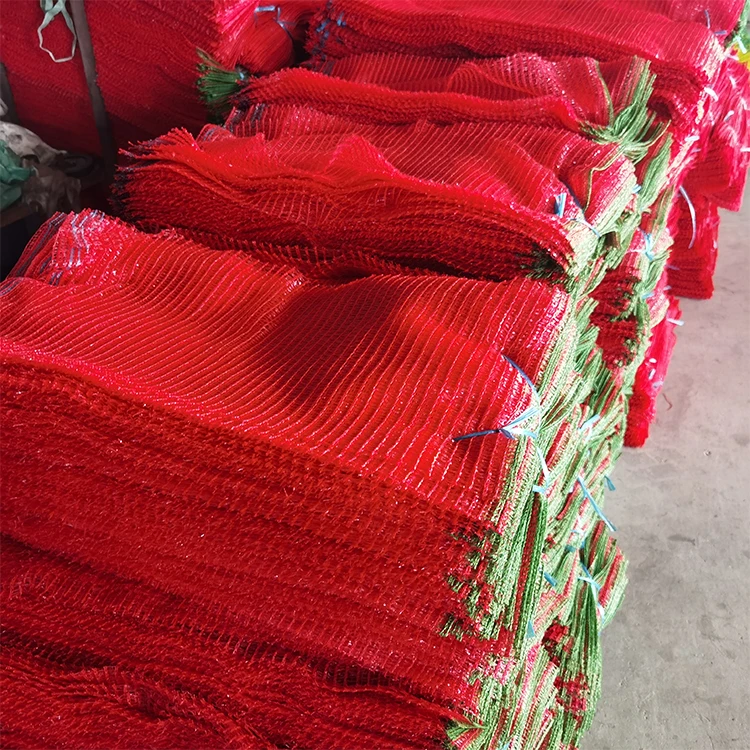 China Factory Direct Sales PE Raschel potato onion Fresh vegetables and fruits Mash rashel Net Bag