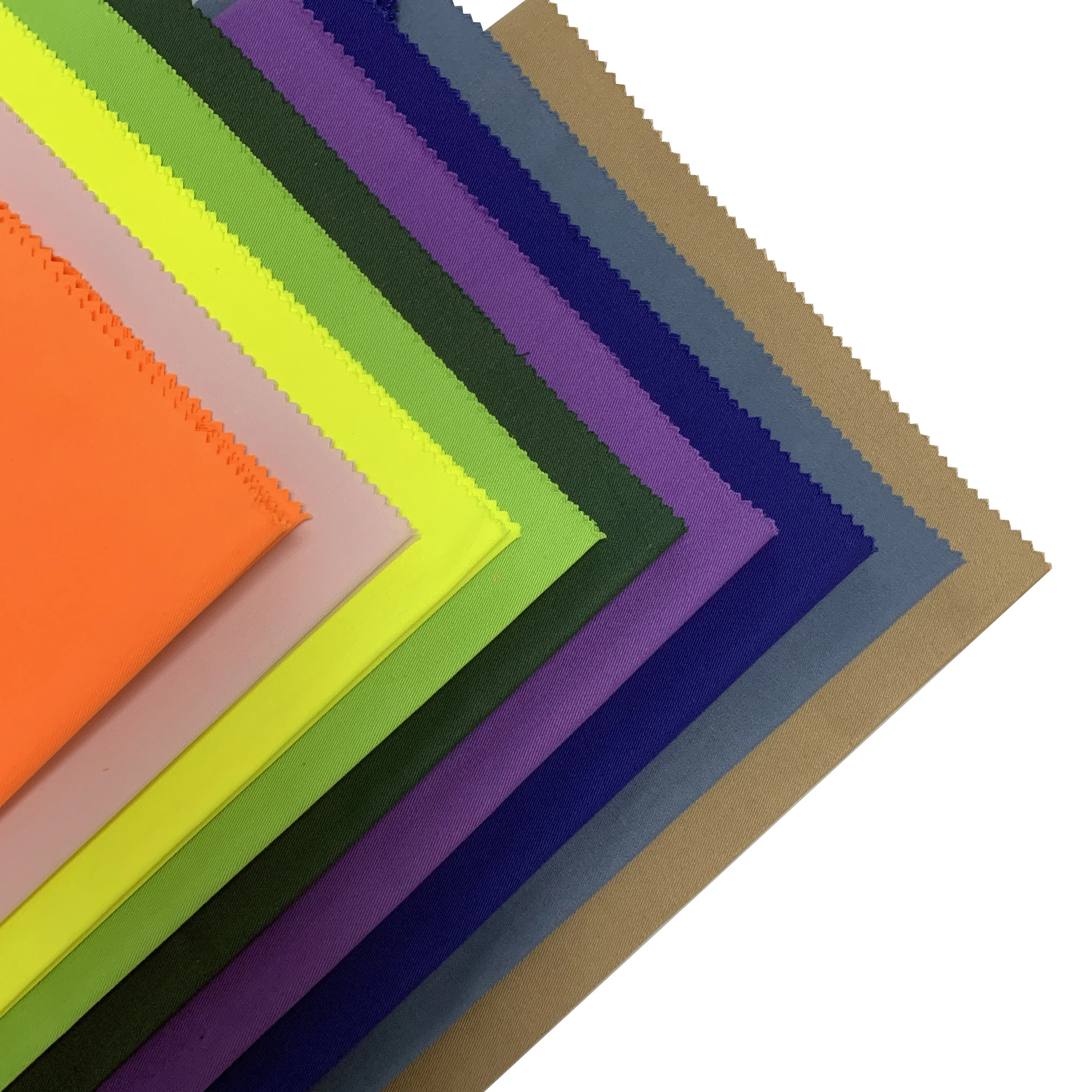 Judo Uniform Khaki Clothes T-shirt Fabric Woven White Cotton Fabrics for Clothing Textile Shirt Plain Dyed Accept Custom Designs