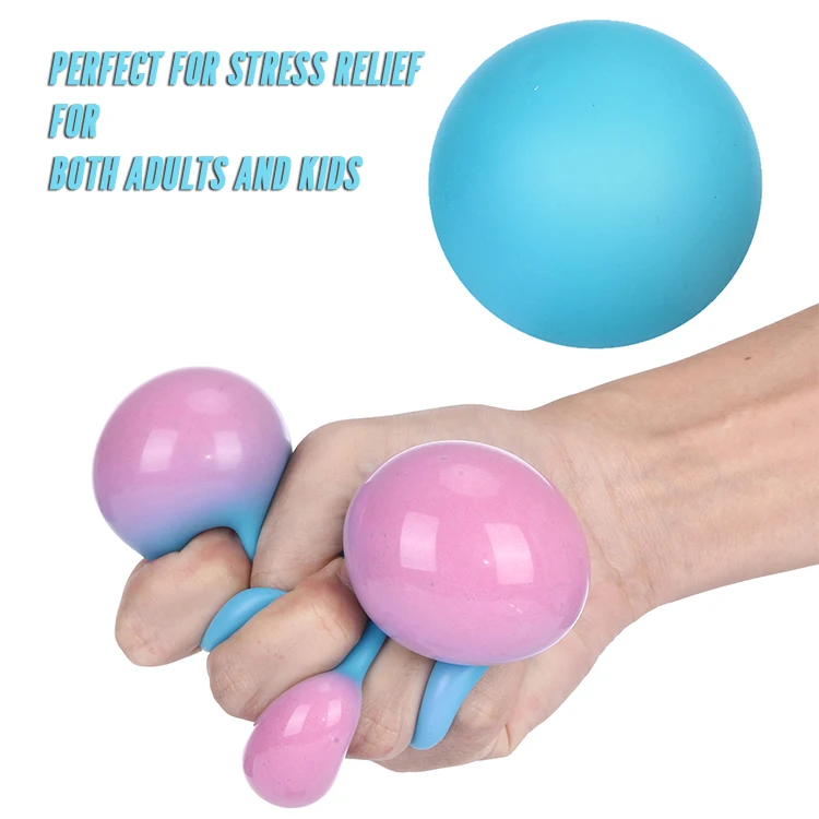 Custom Pressure Relief Toy Soft Squeeze TPR Foam Argos Anti Stress Ball