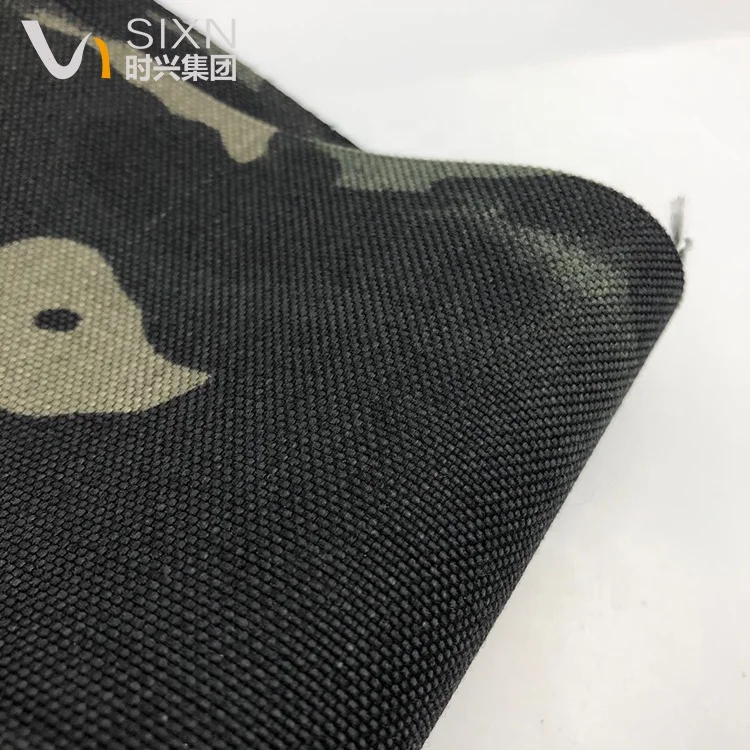  Нейлоновая полиамидная 1000D 1050D cordura oxford Водонепроницаемая полиуретановая ткань с покрытием военный Мультикам