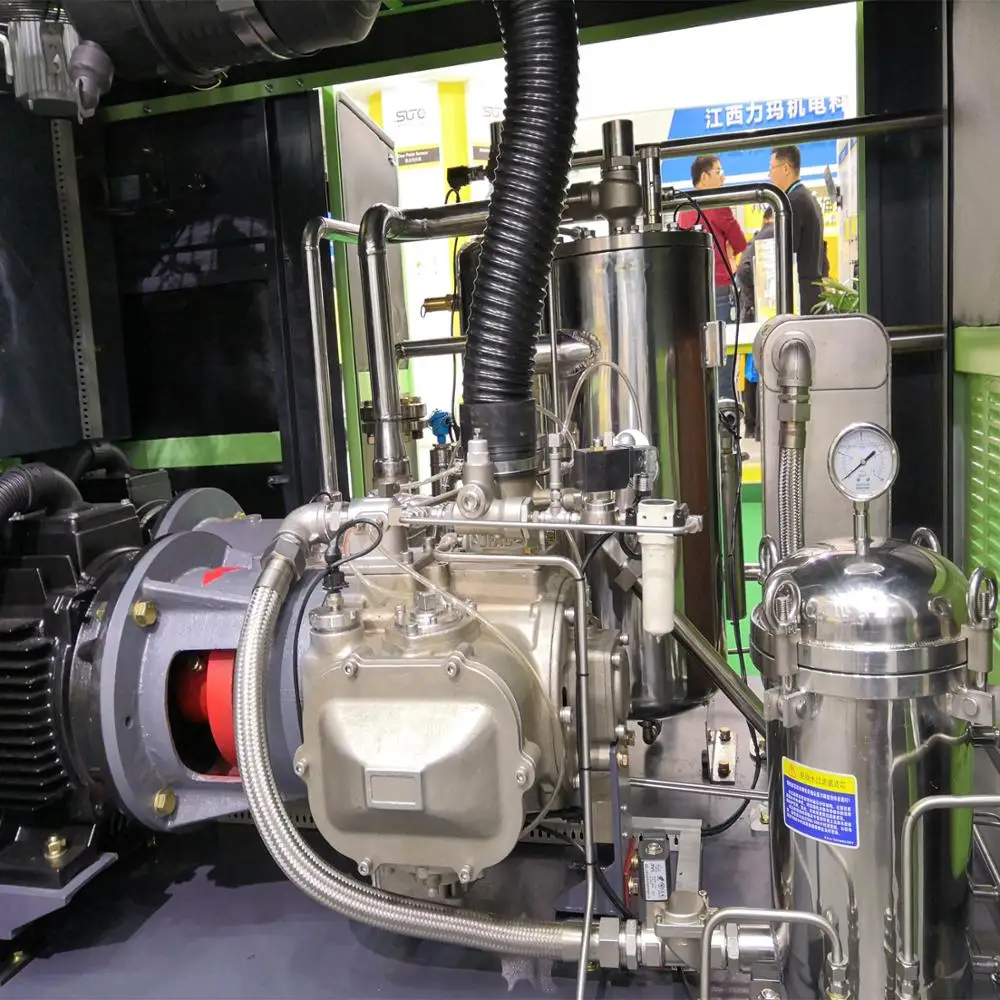 
120KW 16-25bar Water lubrication PET bottle blowing machine Medium pressure air compressor 