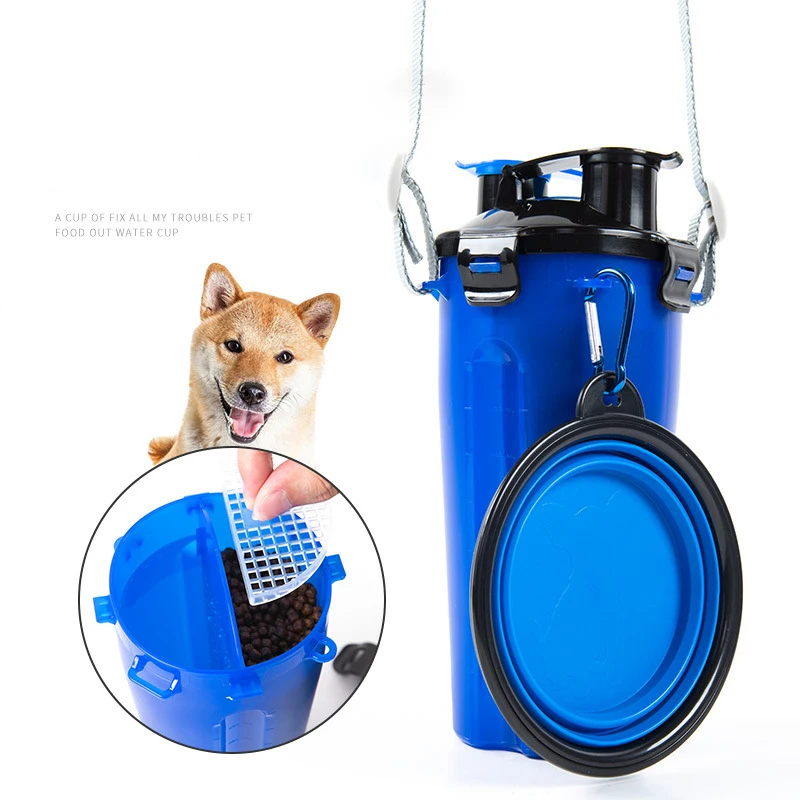 Portable Drinking Water Bottle And Water Bottle For Pets Outdoor Food Water Storage For Cat Dog