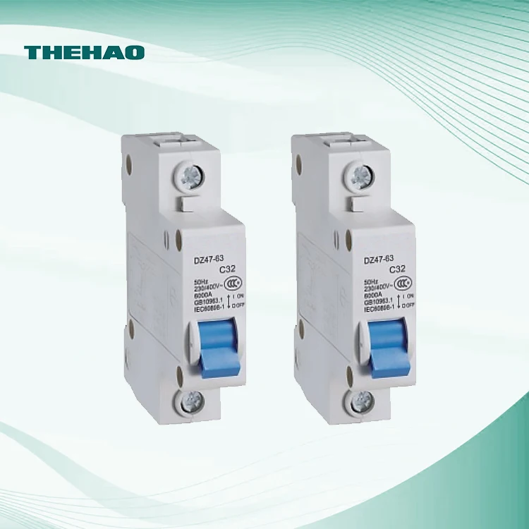 circuit breaker manufacturers 230/400V 6/10/16/20/25/32/40/50/63A circuit breaker dz47-63 miniature breakers ac mcb price