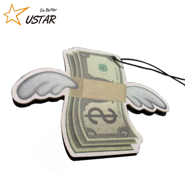 
Promotional gifts Hanging Car air Freshener Custom Paper Air Freshener Customized Logo Item Decorative 