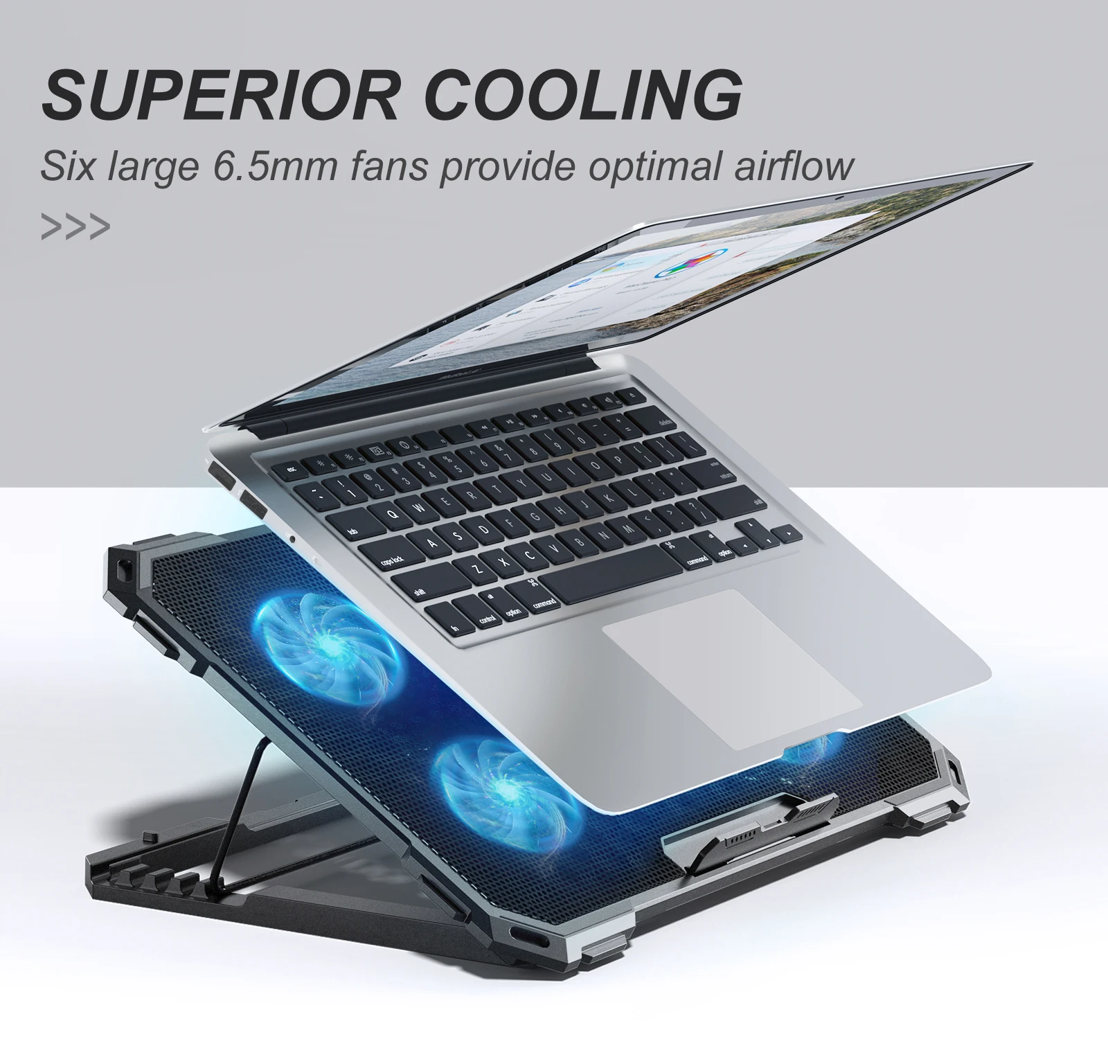 laptop Cooler 5 Fans For Computer Cooling Pad