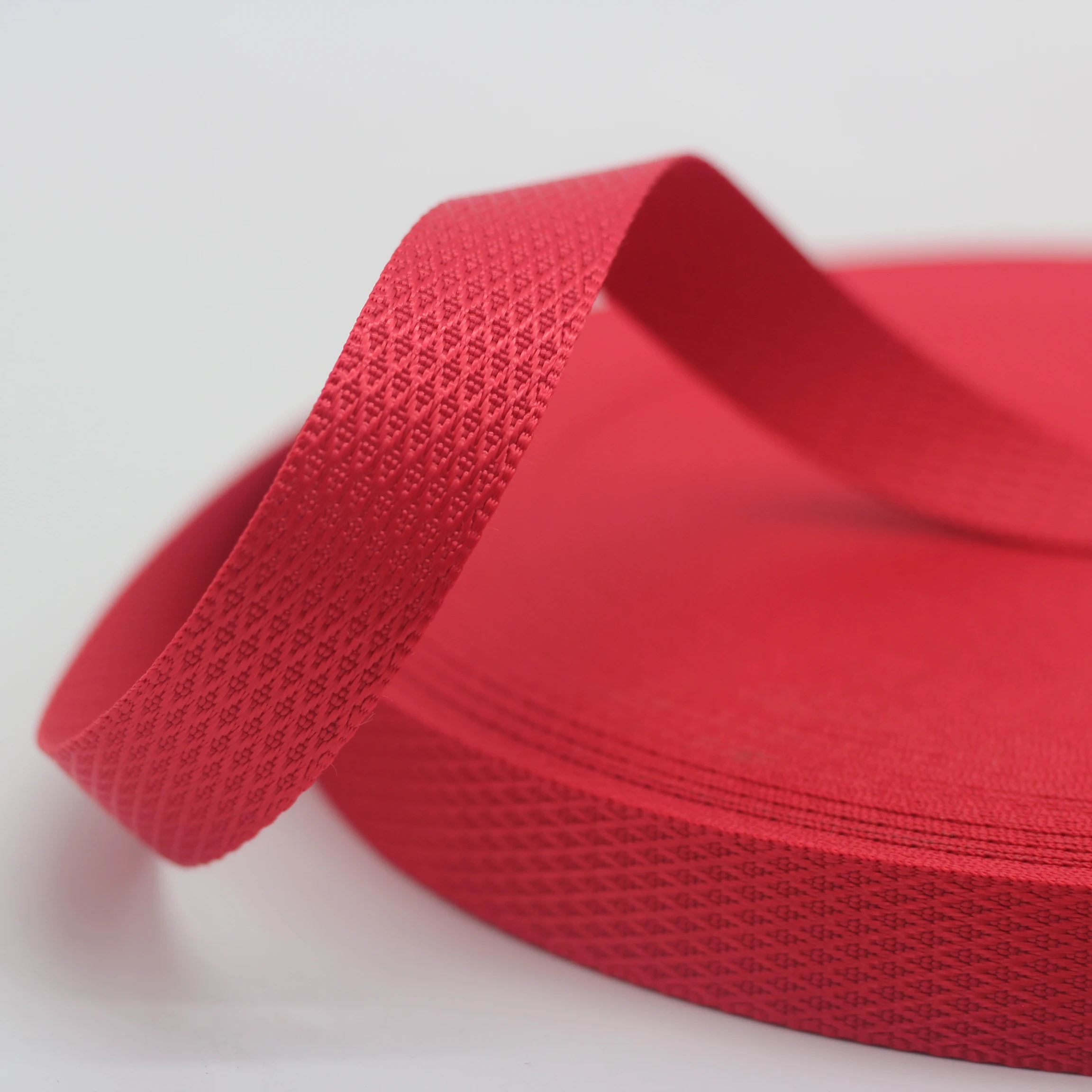 Cheap Wholesale 20MM Woven Polyester Ribbon Jacquard imitation nylon Webbing For Luggage strap