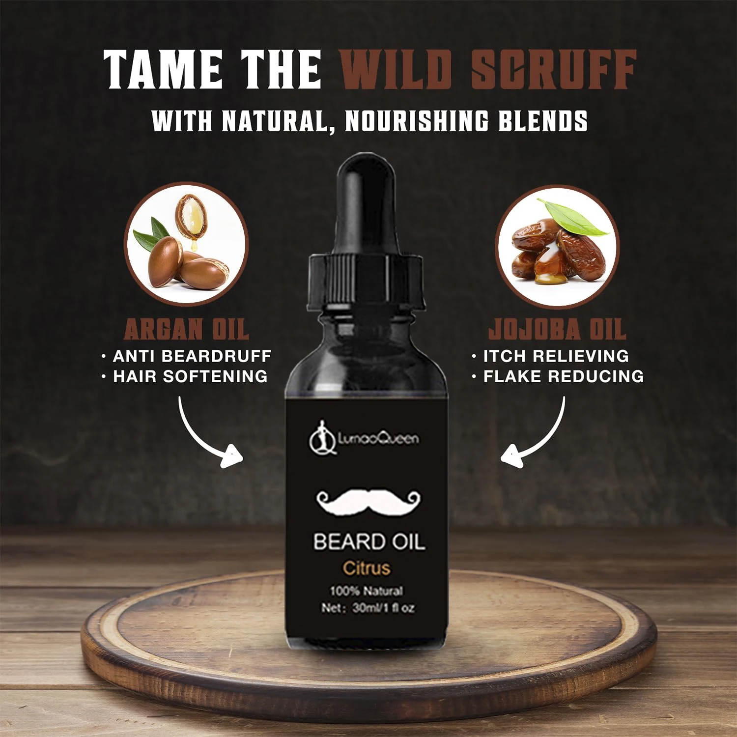 Beard Oil Jojoba 30ML Beard Oil 3 Litre Oil for Growing Beard Hair