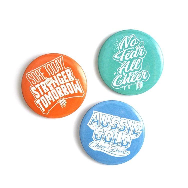 Custom Logo DIY Design Factory Wholesale Promotional Colorful Eco-friendly Acrylic Button Badges