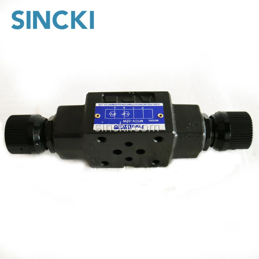 Yuken Type MTCV-02 Modular Hydraulic check Throttle Valve