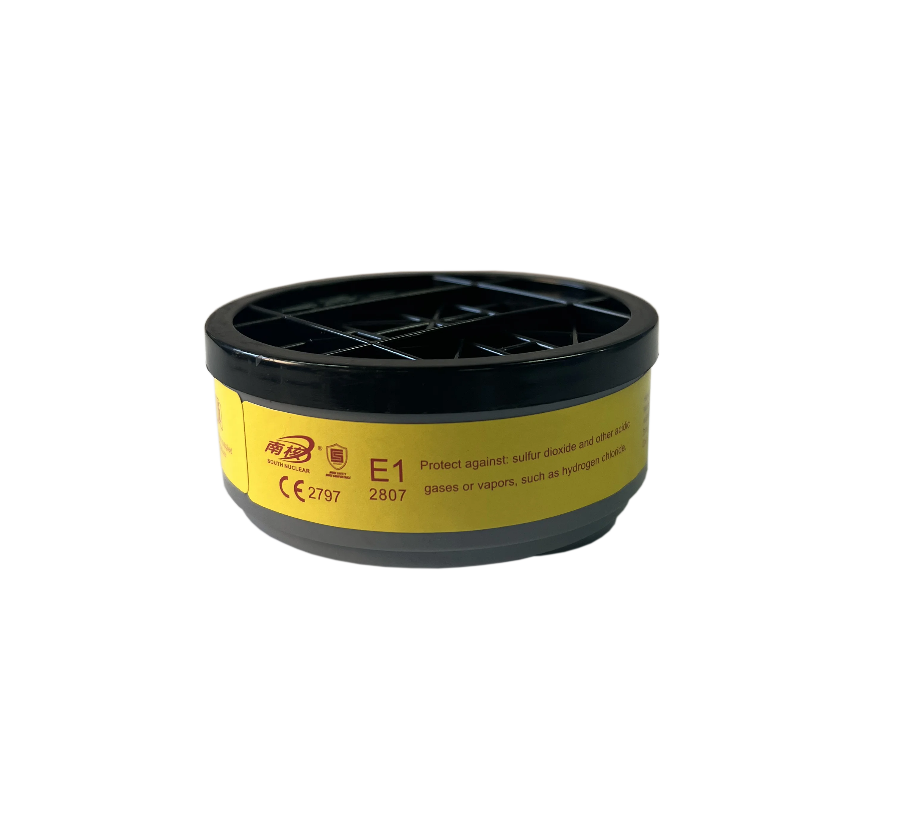 Disposable Respirator with Anti-Acid Silicone Filter Box Reusable Gas Mask Accessories against acidic gases sulfur dioxide