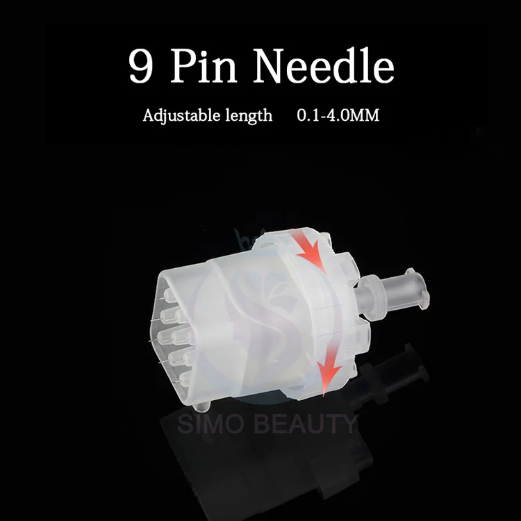 EZ Meso Gun 5 Pin Disposable Meso Needle for Hyaluronic Acid Injection Targeting Face Head Anti-Aging & Weight Loss US Plug