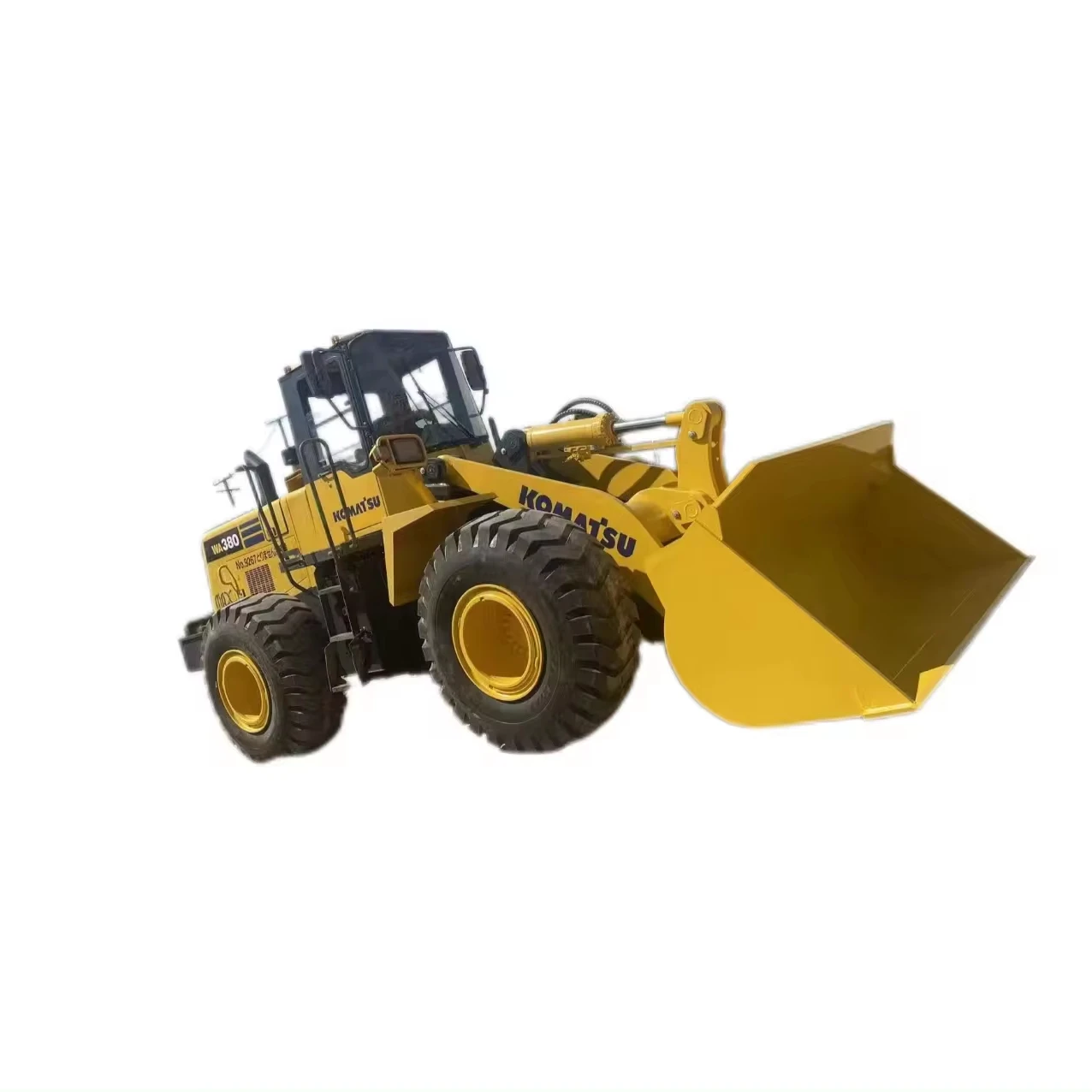 80% new origin imported Japan large used Komatsu380-3 hydraulic loader with heavy duty high performance high efficiency for sale