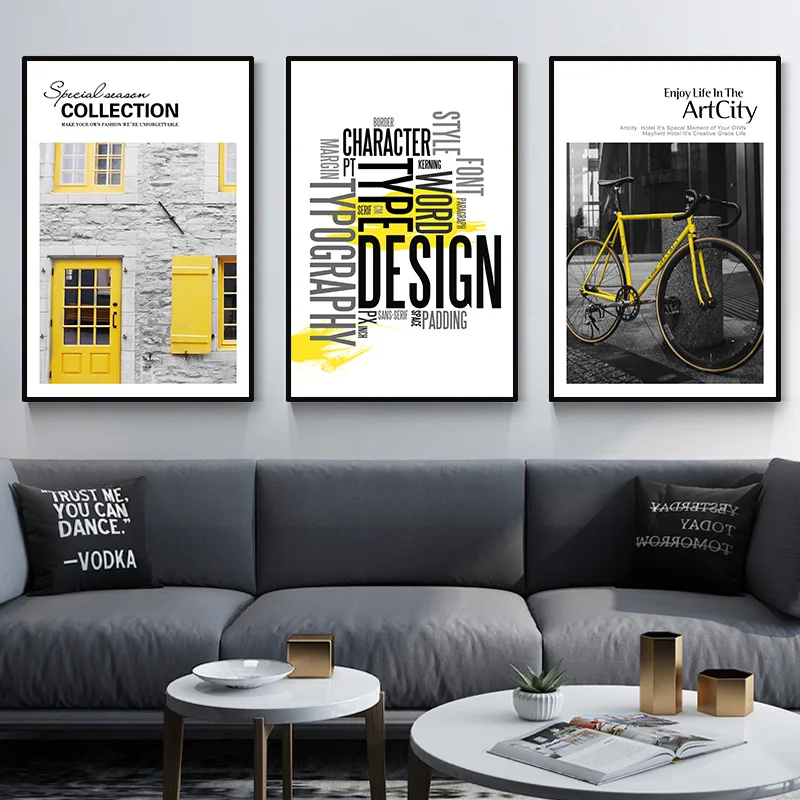 New Eco-Friendly material PET printed soundproof  wall art   decorative oil building  painting for living room wall  by numbers