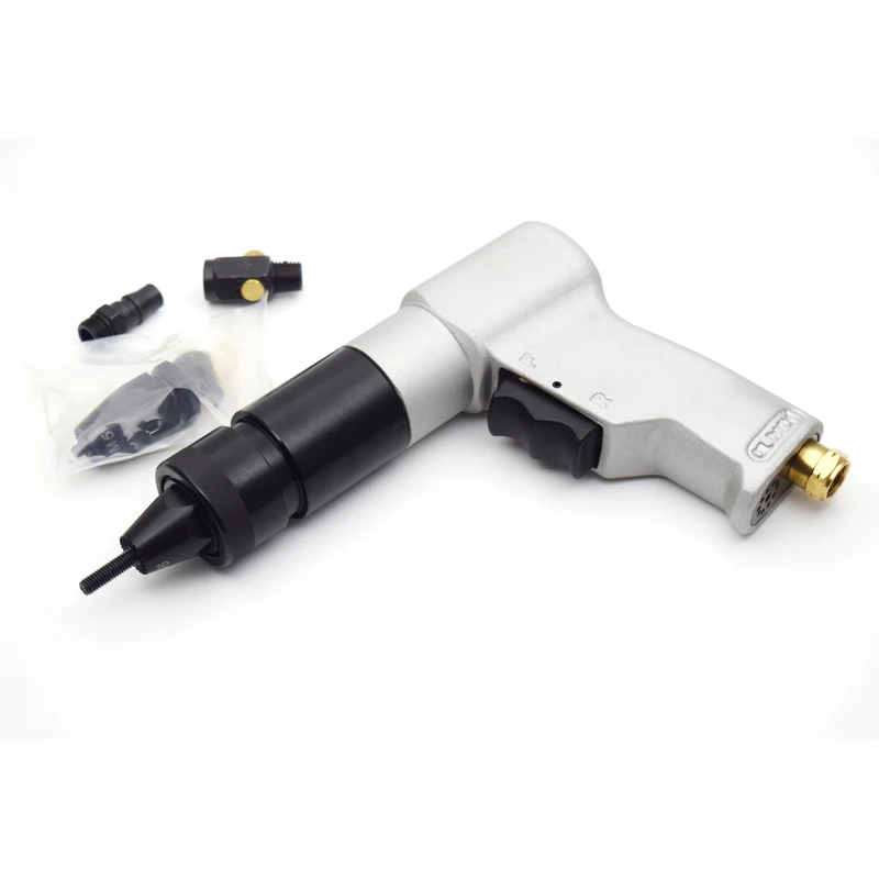 
Pneumatic Tools Air Pull Set Nut Automatic Air Riveter Nut Gun Tools M3 M4 M5 M6 M8 M10 mm 1/4 Aluminum Rivet Nuts 