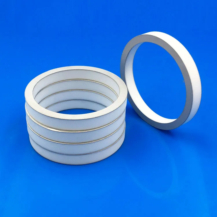 High Voltage Alumina Refractory Electronics Industry Plating Ni Metallized Ceramic Ring