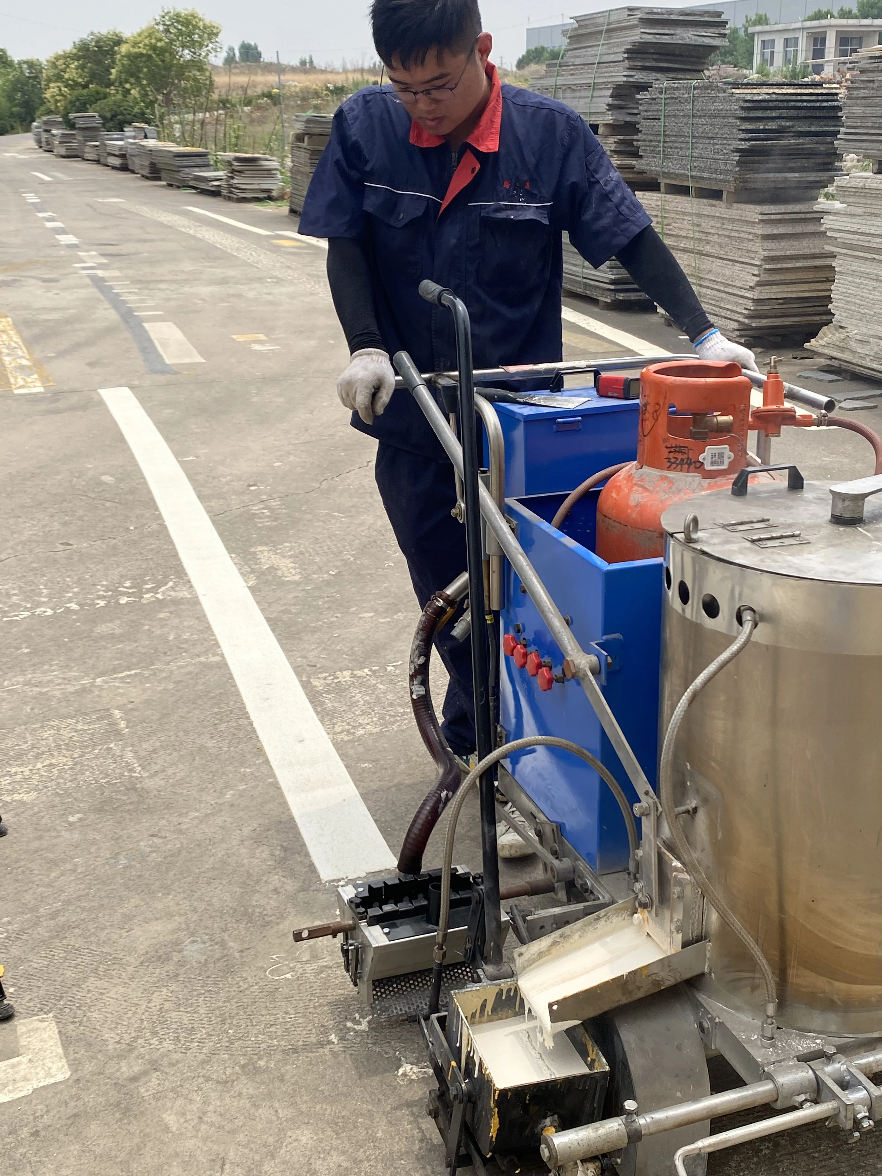 Road Sign Making Machine Pavement Road line Marking Painting Machine line Marking