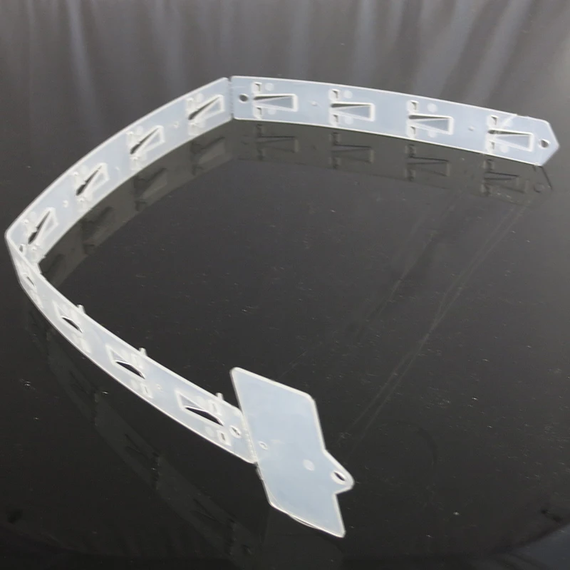 
supermarket hanging clip strip 12 hooks on shelf 