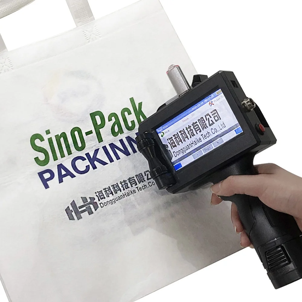 Bluetooth Mobile Inkjet Printer For Custom Logos On Plastic