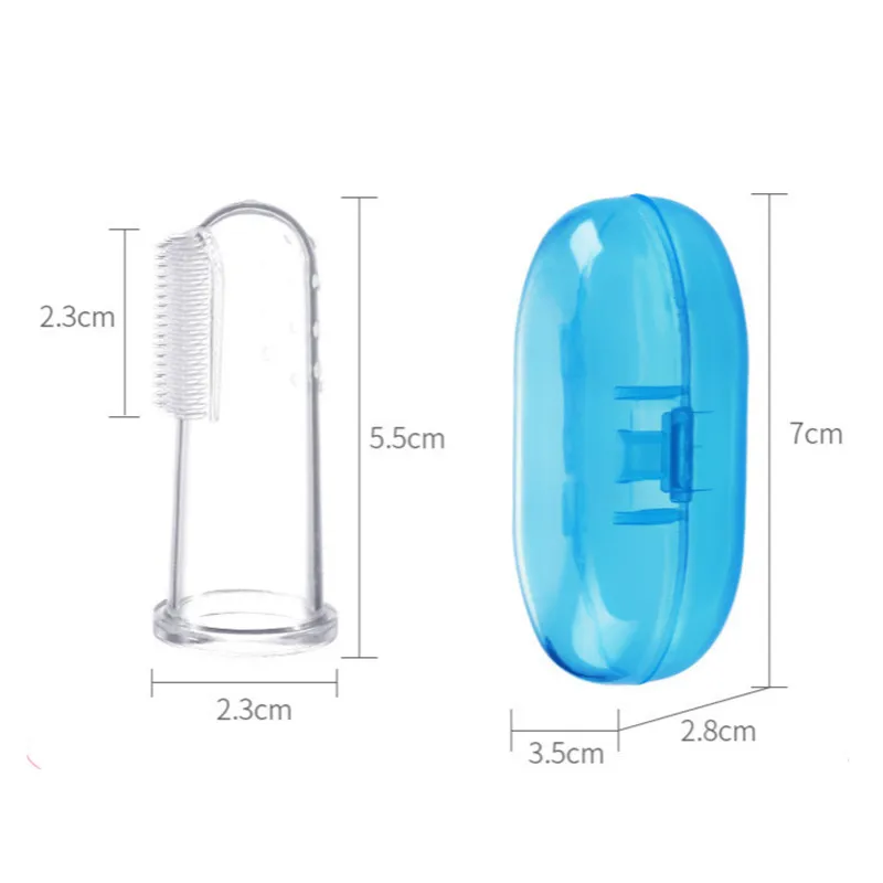 Silicone Finger Toothbrush for Baby 360 Degree Soft Toothbrush Child Teethers Brush Silicone Kids Teeth Oral Care Cleaning
