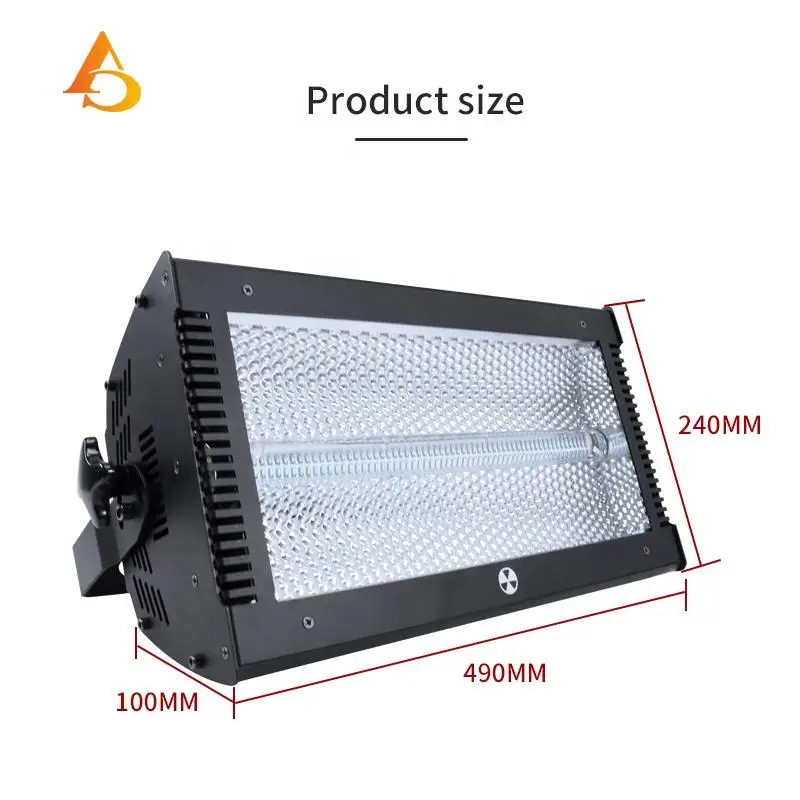 Professional stage lighting dmx 3000w strobe light full color led strobe stage light