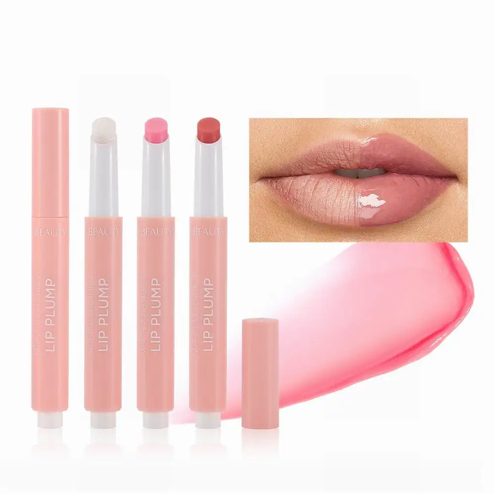 Fruit Moisturize Oil Waterproof Long Lasting Lip Plump Private Label Private Label Hydronic Acid Lip Balm Juicy Lip Plump