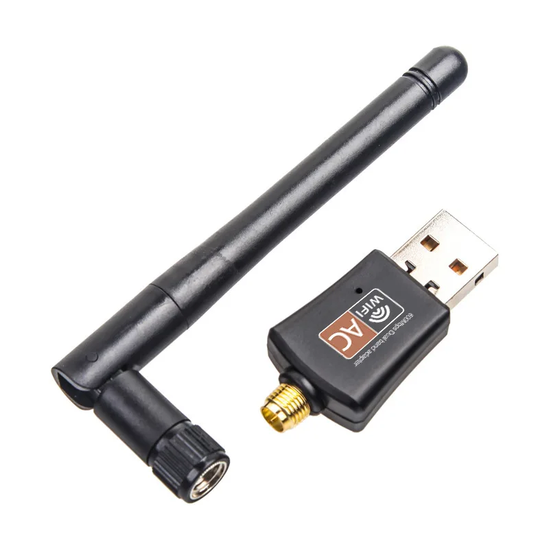  Двухчастотная USB беспроводная сетевая карта AC600m антенна wifi приемник RTL8811 мини