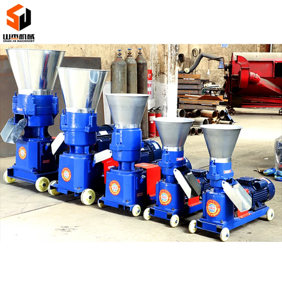 Farms use household small manual pelletized poultry livestock animal feed pellet machine mill for poultry livestock  granulator