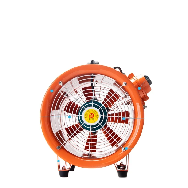 portable industrial exhaust smoke exhaust ventilation fan for fire protection Portable explosion-proof axial flow fan
