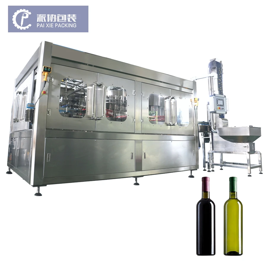 Hot sale screw Glass Bottle Beer/wine/liquid filling Machine bottling filling production line with good quality