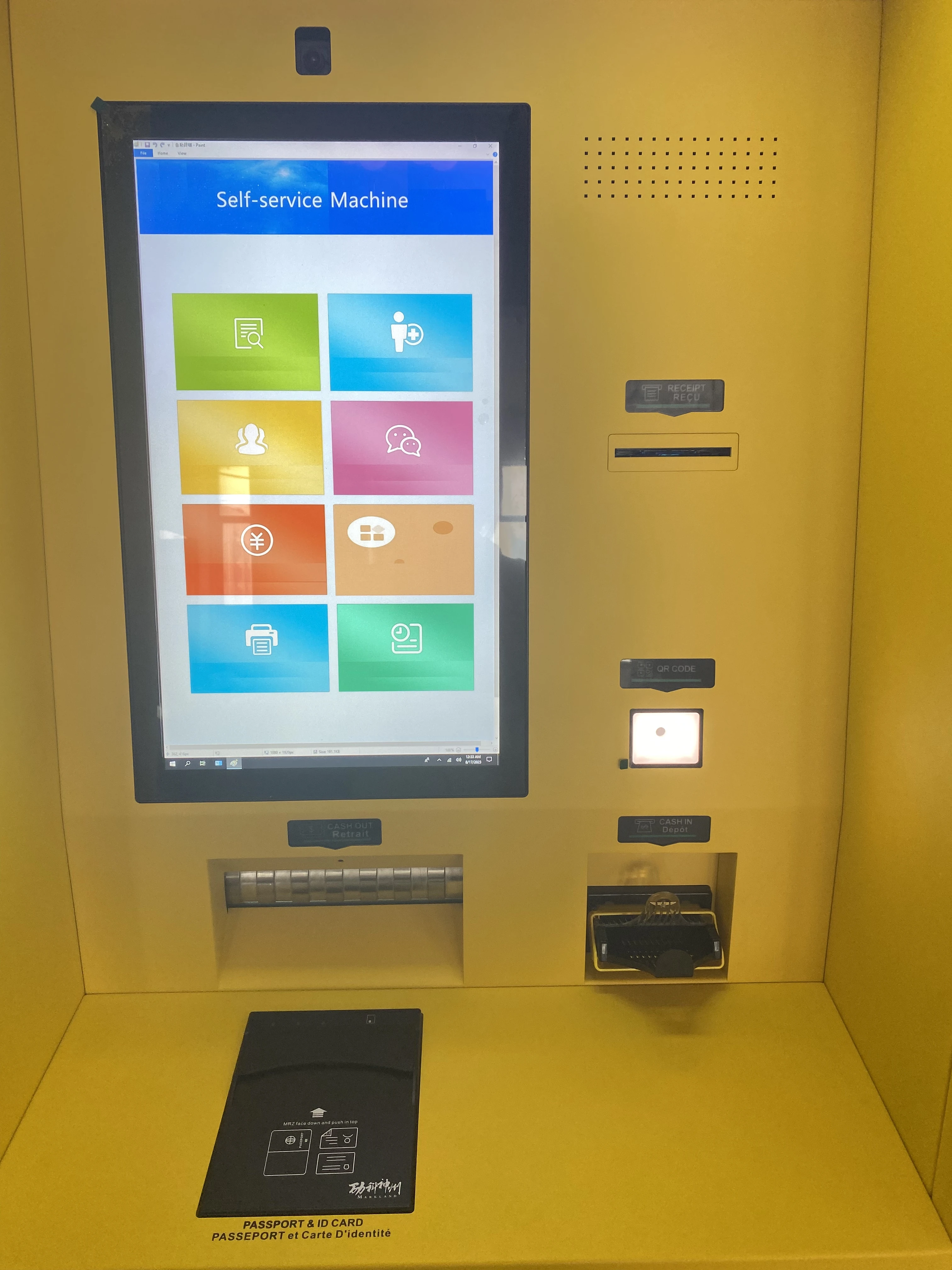 Money counting machine bank payment kiosks TTW atm machine banknote acceptor and dispenser cash recycler machine kiosk