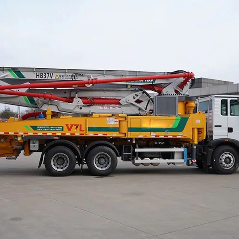 Top Brand Official 37m Truck Mounted Concrete Boom Mixer Pump HB37V Mobile Concrete Pump Car for Sale