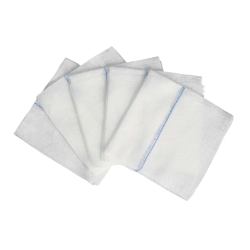 Disposable Standard Level high quality cotton rolls hemostatic 4x4 gauze pads white non sterile gauze swab
