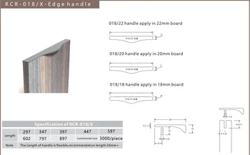 Modern Design Aluminum Kitchen Cabinet Handles New Furniture Accessories for Dresser Living Room or Hotel Made of Aluminum