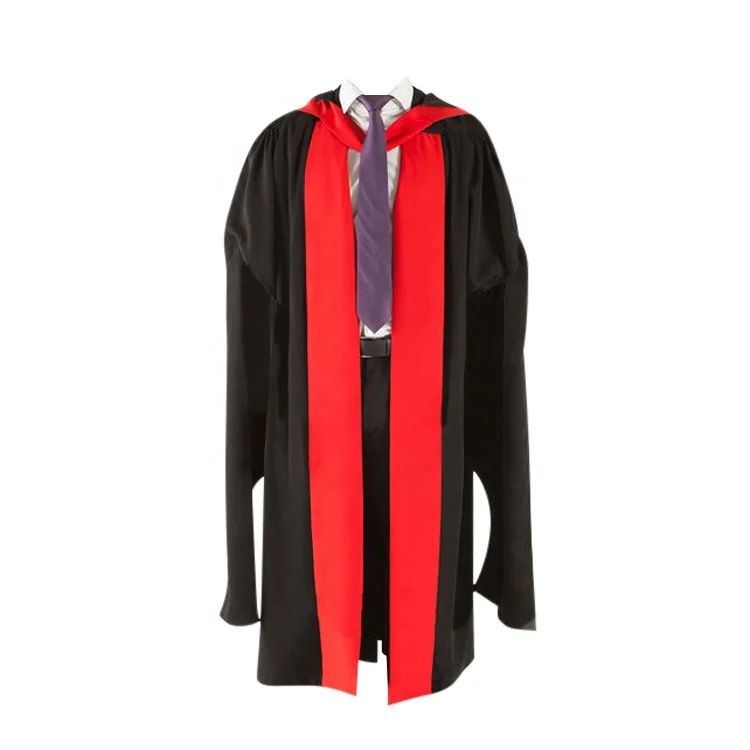 Best selling top Quality black adult High Australia uk doctoral phd Hood Wholesale graduation