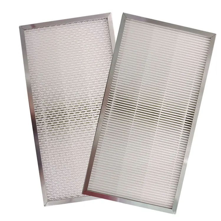 Air filter with aluminum frame Hepa H14 filter for air purifier