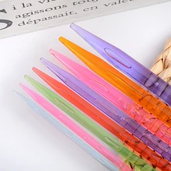 25 CM Colorful Plastic Stick Needle Scarf Hat Knitting Tool Thick Needle