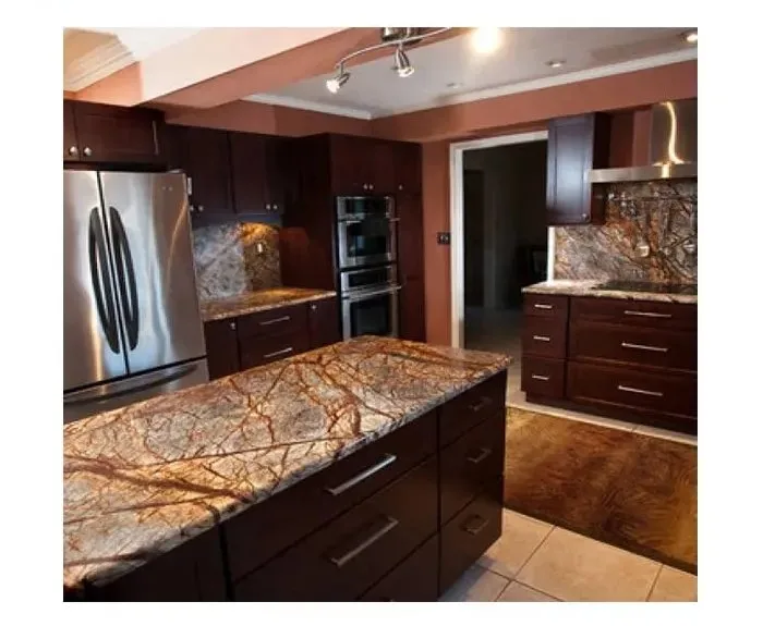 2023 Rain Forest Brown Rainforest Brown Marble Slab Rain Forest Brown Marble