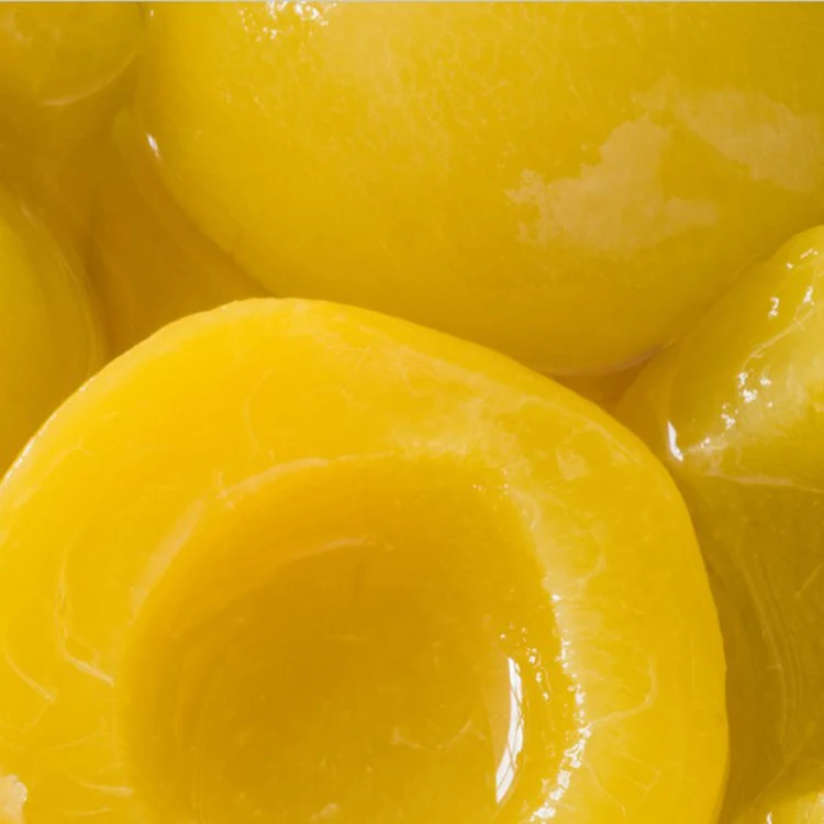 
China Hot Sell 820g Economy Delicious Fruit Canned Halve Yellow Peach 