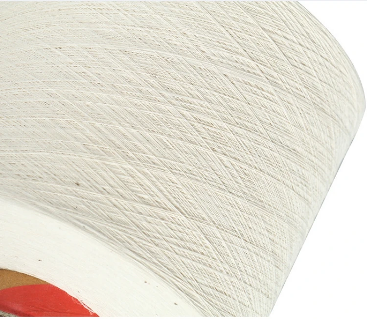 Count 30 regenerated 30s white cotton yarn for knitting machine