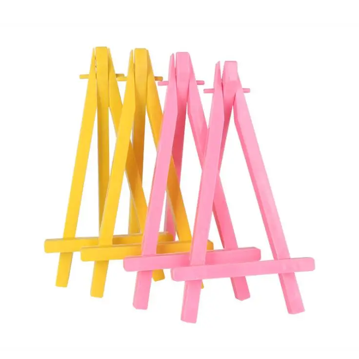 Mini easel folding plastic Painting frame mobile phone display bracket triangle small easel