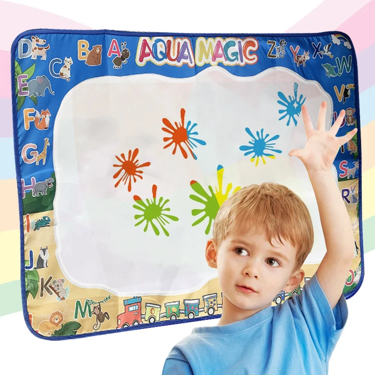 Kids Toddler Gift Painting Writing Color Doodle Drawing Mat Toy, Bring Magic Pens Educational Toys Water Doodle Mat