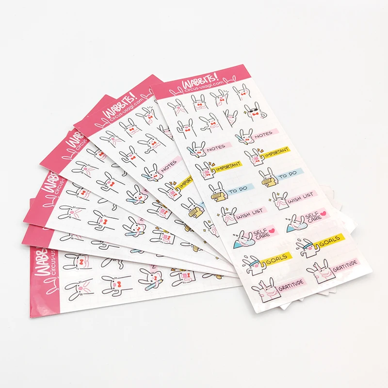 Custom Transparent Waterproof Plastic Vinyl Kiss Cut Label Stickers