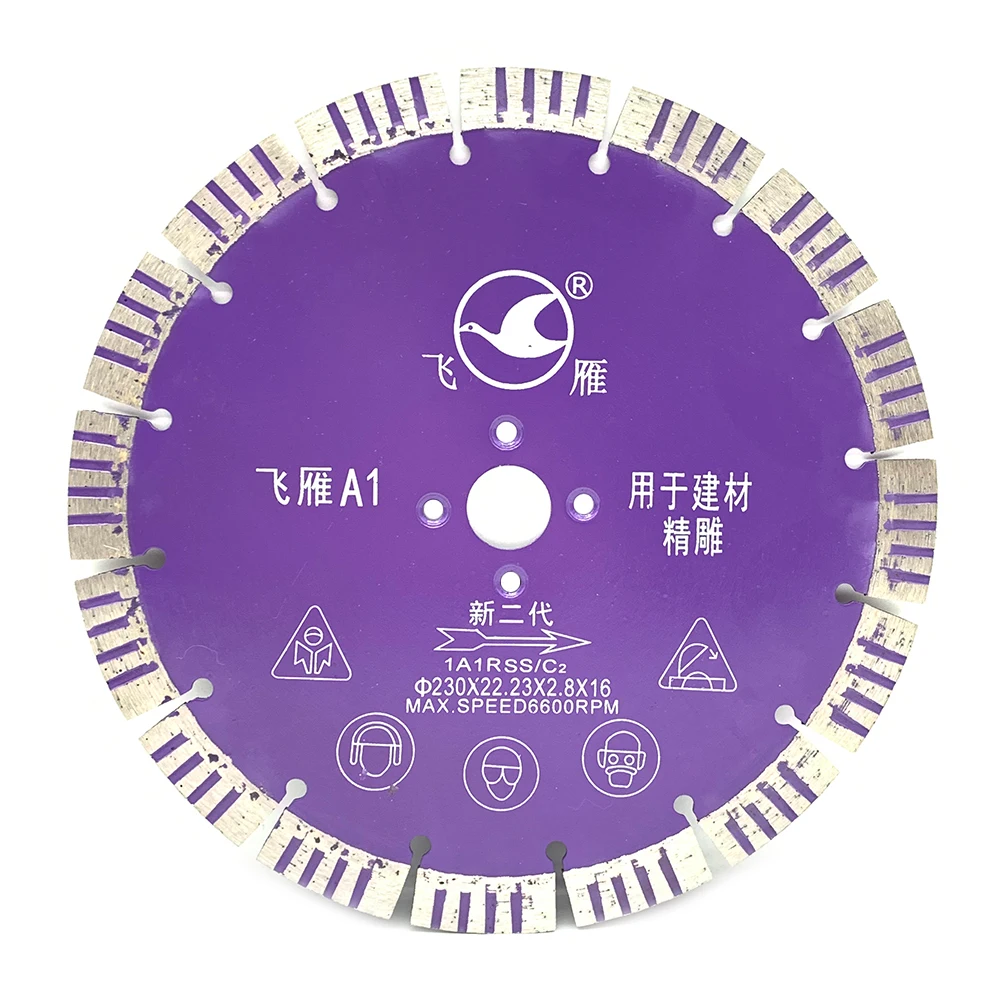 Diamond Tool 230mm Circular Saw Blade For Granite White Stone Masonry Cutting Wheel Manufacturer