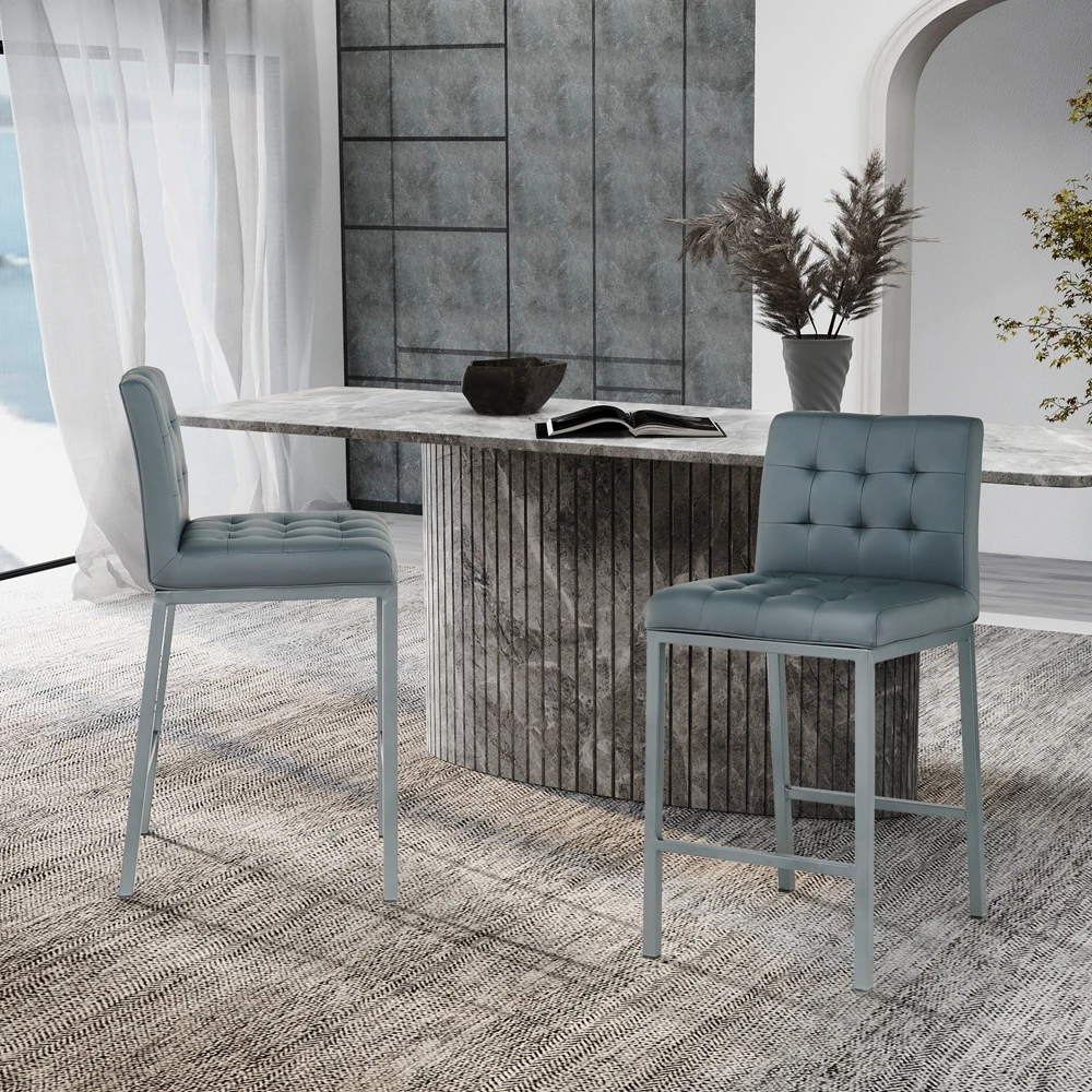 Cheap antique custom pub restaurant hotel office furniture pu leather seat bar stool chair with footrest