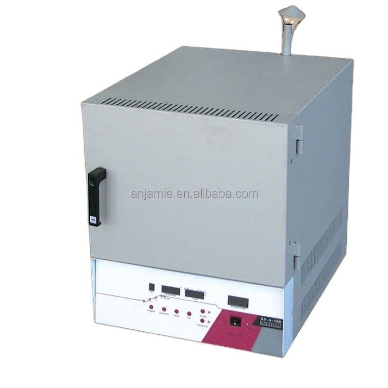 Dental lab intelligent burnout furnace for wax elimination