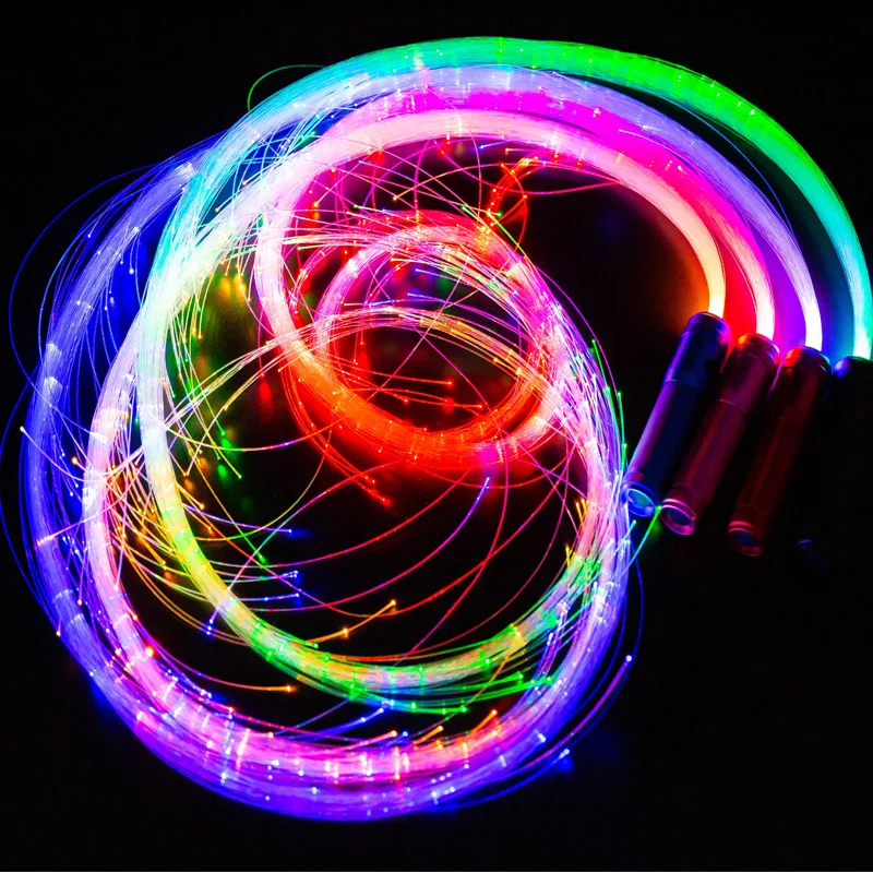 3rd Mitsubishi High Quality LED Fiber Optic Dance Whip Bright Light Whole Whip For Party Night Club,Source Factory.