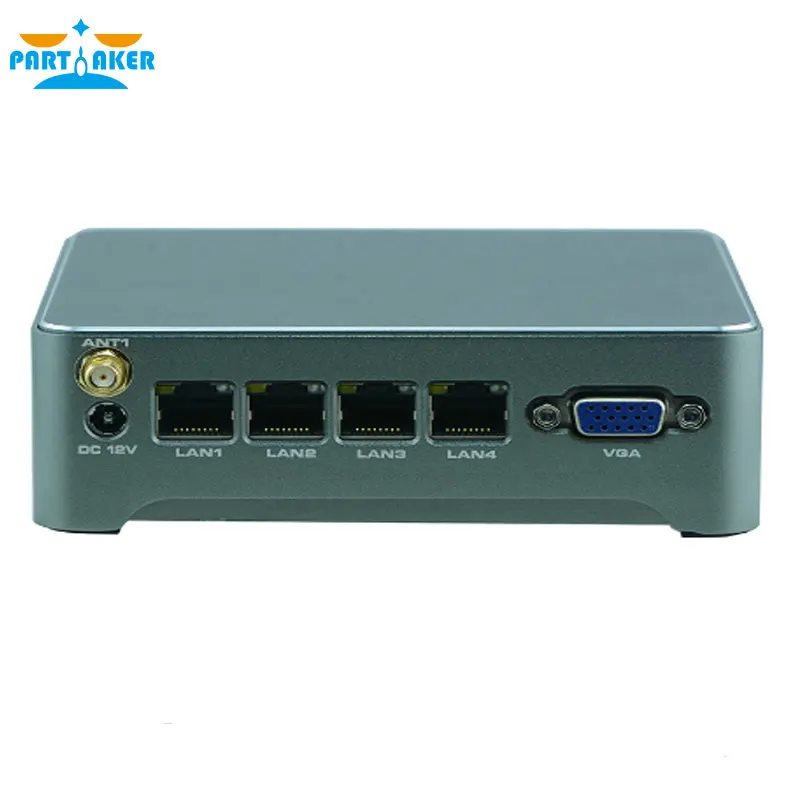 Мини ПК BOX 10 Core i3 4010y безвентиляторный мини-компьютер 2 Lan HTPC TV Box Nano Industrial Mini PC VESA N3